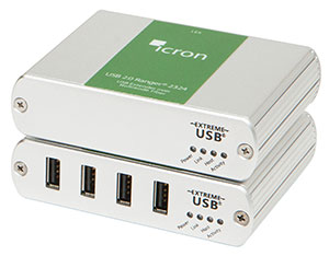 USB-2324(4個(gè)USB2.0接口多模光纖延長(zhǎng)500米)