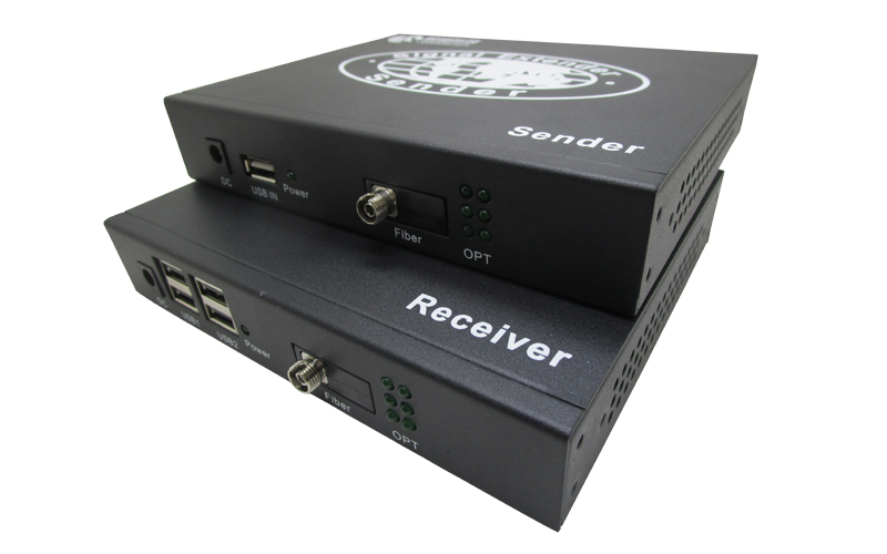 USB-2034(D)(4個(gè)USB2.0接口光纖延長(zhǎng)20公里)