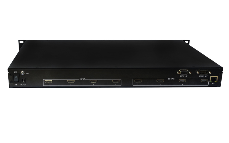 HMX-4X4J(4K機架式HDMI4進4出視頻矩陣)