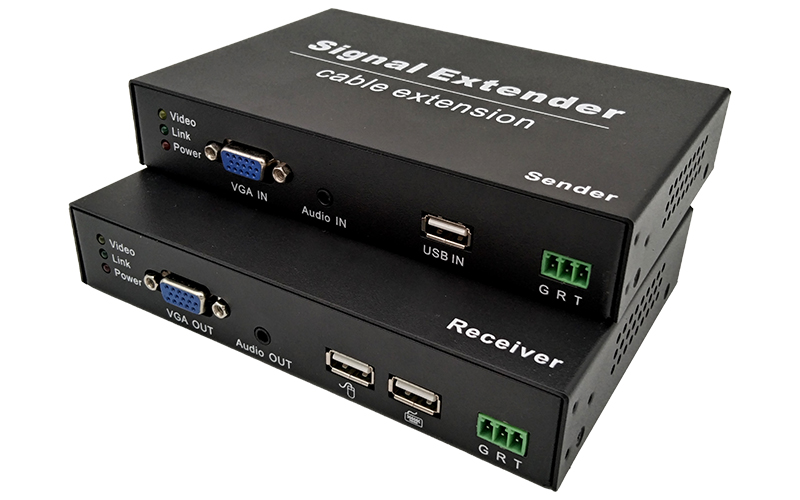 HDF-120VAUS(VGA+USB鍵鼠+音頻+RS232網(wǎng)線(xiàn)延長(zhǎng)120米)